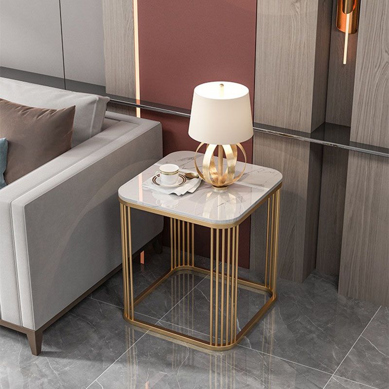 Mesa de pizarra cuadrada de la tabla de altura de marco contemporáneo, 21.7 "de alto