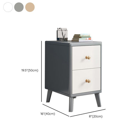 Massives Holz am Nachttisch am Nachttisch mit Schubladen