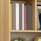 6"/8" W Modern Wooden Bookcase Wall-mounted Bookshelf with Shelves