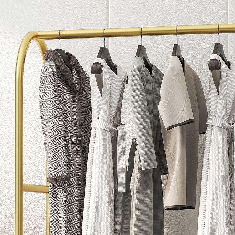 Moderne einfache Kleidung Aufbewahrungsregale Metallbedeckung mit Rizinus