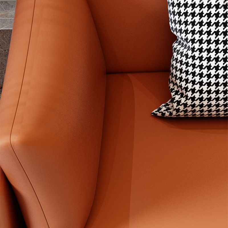 Faux Leather Chair 39.3" L x33.4"W x33.4"H Removable Cushions Chair Clearhalo 'Accent Chairs' 'accent_chairs' 'Chairs & Seating' 'furn' 'furn_accent_chairs' 'Furniture' 'furniture_accent_chairs' 'Living Room Furniture' 1200x1200_62863e3d-963a-4b09-b59d-458e18a35ba0