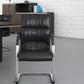 No Wheels Modern Conference Chair Fixed Arms Leather Management Conference Chair Clearhalo 'furn' 'furn_office_chair' 'Furniture' 'Office Chairs' 'Office Furniture' 'office_chair' 1200x1200_62868528-5664-41d7-9156-413375627f75