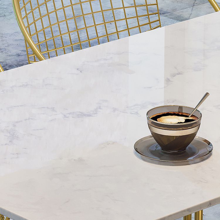 Nordic 1/2/4/5 Pieces Dining Set Rectangle Stone Dining Table for Dining Room Clearhalo 'Dining Room Sets' 'Dining Tables & Seating' 'dining_room_set' 'furn' 'furn_dining_room_set' 'Furniture' 'Kitchen & Dining Furniture' 1200x1200_6288cebc-23fe-4a68-a69d-dbcca5969eea