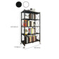 Modern Metal Bookcase Geometric Bookshelf for Living Room, 28" L X 14.5" W Clearhalo 'Bookcases' 'furn' 'furn_bookcases' 'Furniture' 'Office Furniture' 1200x1200_628adfeb-a325-4957-a48b-9ee9642a4c3b