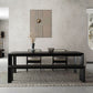 Rectangle Black Base Dining Table Modern Pine Wood Table for Kitchen Living Room Clearhalo 'Dining Tables & Seating' 'Dining Tables' 'dining_table' 'furn' 'furn_dining_table' 'Furniture' 'Kitchen & Dining Furniture' 1200x1200_628c47d2-b7b2-4b71-a528-9dc4887e2c22