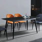 Metal Industrial Rectangle Dining Table Sintered Stone Table for Kitchen Clearhalo ' dining_table' 'Dining Tables & Seating' 'Dining Tables' 'furn' 'furn_dining_table' 'Furniture' 'furniture_dining_table' 'Kitchen & Dining Furniture' 'kitchen&dining_furn' 'kitchen' 'kitchen_dining_table' 1200x1200_628c9fa2-6791-4f53-b556-838238c6c23a