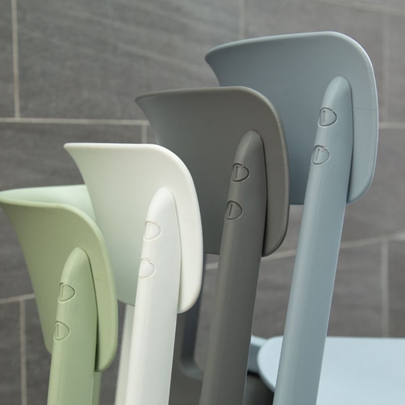 Modern Style Stackable Plastic Chair Open Back Dining Side Chair Clearhalo 'Dining Chairs' 'Dining Tables & Seating' 'dining_chair' 'furn' 'furn_dining_chair' 'Furniture' 'furniture_dining_chair' 'Kitchen & Dining Furniture' 1200x1200_628d882a-ecd5-4ca5-b545-c2a17083b38a