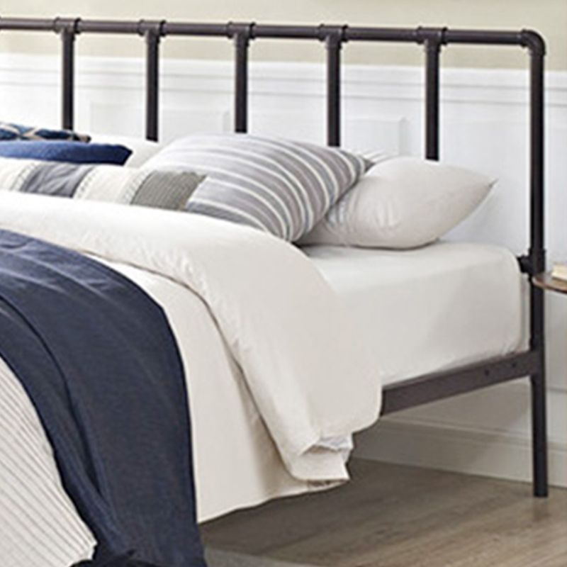 Industrial Style Bed Frame Iron Slat Bed with Headboard and Footboard Clearhalo 'Bedroom Furniture' 'Beds' 'furn' 'furn_beds' 'Furniture' 1200x1200_628e4afc-e340-4da6-99a5-60d0a319f503