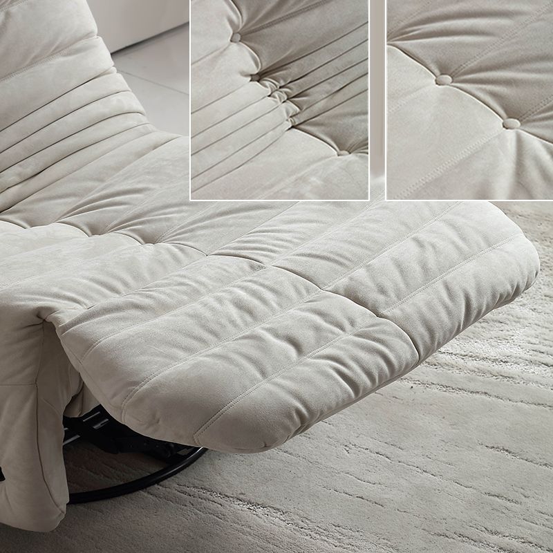 Chaise inclinable de couleur unie à bascule à bascule