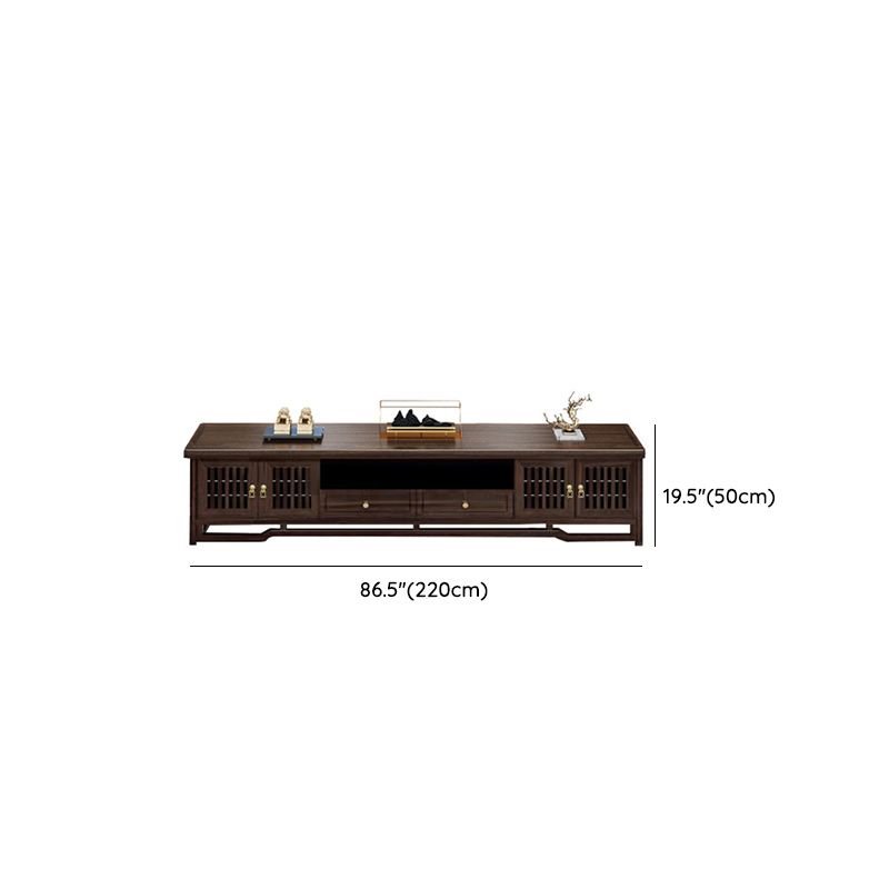 Glam TV Media Stand Tiroirs inclus TV Media Console avec pour le salon