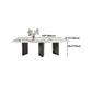 Rectangle Dining Table Sintered Stone Top Modern White Table with Black Legs Clearhalo 'Dining Tables & Seating' 'Dining Tables' 'dining_table' 'furn' 'furn_dining_table' 'Furniture' 'Kitchen & Dining Furniture' 1200x1200_628fe1dc-7235-4802-ad24-e91a45264fc3