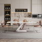 Modern Sintered Stone Dining Table Set 1/2/5/7 Pieces Rectangle Dining Set Clearhalo 'Dining Room Sets' 'Dining Tables & Seating' 'dining_room_set' 'furn' 'furn_dining_room_set' 'Furniture' 'Kitchen & Dining Furniture' 1200x1200_6290b57f-c24b-4bcd-98ef-c89e9b717990