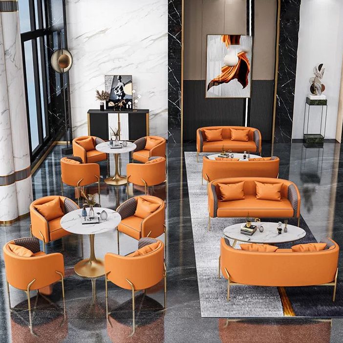 Glam Sintered Stone White Dining Room Set with Round Table Formal Dining Table Furniture Clearhalo 'Dining Room Sets' 'Dining Tables & Seating' 'dining_room_set' 'furn' 'furn_dining_room_set' 'Furniture' 'furniture_dining_room_set' 'Kitchen & Dining Furniture' 'kitchen&dining_furn' 'kitchen' 1200x1200_6293a449-9a52-400e-aa6c-82800ab6e96b