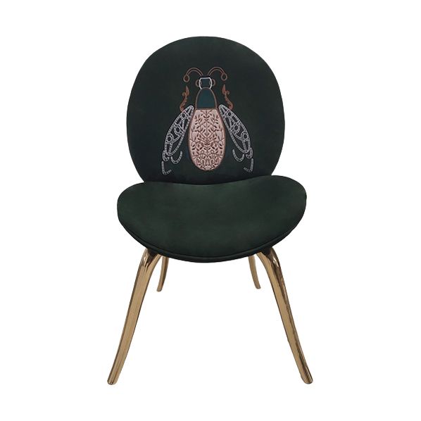 Luxusstil gepolsterte, fester Rücken -Armless Esszimmer für Esszimmer