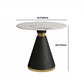 Glam Style Sintered Stone Dining Set Round 1/2/5 Pieces Dining Set for Home Use Clearhalo 'Dining Room Sets' 'Dining Tables & Seating' 'dining_room_set' 'furn' 'furn_dining_room_set' 'Furniture' 'Kitchen & Dining Furniture' 1200x1200_6295b324-eb08-450d-a710-9f0defc39721