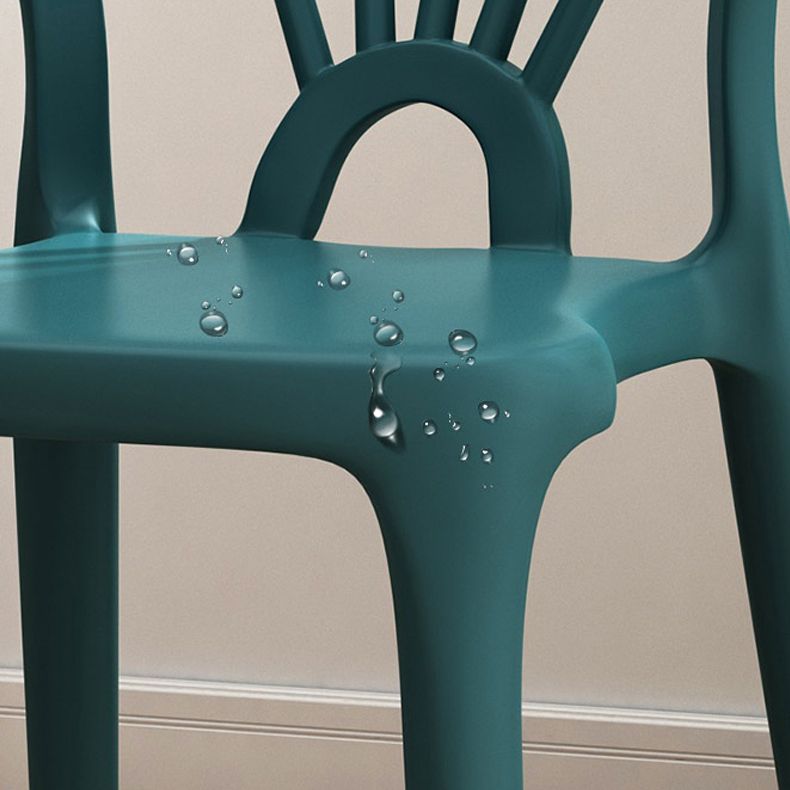 Contemporary Plastic Dining Side Chair Dining Room Armless Wishbone Chair Clearhalo ' kitchen&dining_furn' 'Dining Chairs' 'Dining Tables & Seating' 'dining_chair' 'furn' 'furn_dining_chair' 'Furniture' 'furniture_dining_chair' 'Kitchen & Dining Furniture' 'kitchen' 1200x1200_6296b4b7-ba3e-4213-b313-b216e928cb0e