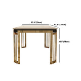 Contemporary Sintered Stone Rectangle Table Set 1/2/5/7/9 Pieces Dining Set for Home Clearhalo 'Dining Room Sets' 'Dining Tables & Seating' 'dining_room_set' 'furn' 'furn_dining_room_set' 'Furniture' 'Kitchen & Dining Furniture' 1200x1200_629ceef5-2ada-4195-be3b-44cd8046a1a3