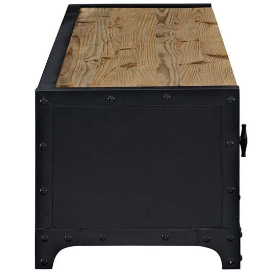 American Retro Industrial TV Cabinet TV Art ART in legno in legno TV