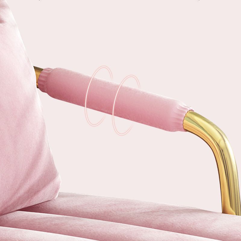 Glam Velvet 3-seater Sofa with Sewn Pillow Back and 4 Golden Legs Clearhalo 'furn' 'furn_sofas' 'Furniture' 'furniture_sofas' 'kitchen' 'kitchen_sofas' 'Living Room Furniture' 'Sofa' 'sofas' 1200x1200_62a1f0d1-91ce-47f4-9dc4-d40655e310ec