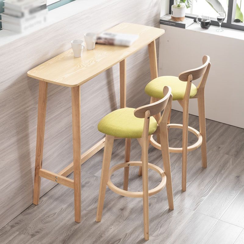 Natural Wood Upholstered Counter Stools Scandinavian Footrest Bar Stools Clearhalo 'Bar Furniture' 'Bar Stools' 'bar_stools' 'furn' 'furn_bar_stools' 'furniture_bar_stools' 'Kitchen & Dining Furniture' 'kitchen&dining_furn' 'kitchen' 'kitchen_furn' Furniture' 1200x1200_62a427c0-78a7-4ba0-aa1f-5dcfedb0e05a