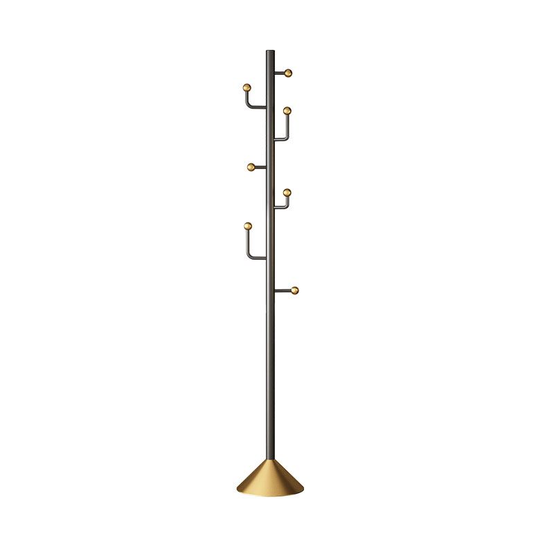 Contemporary Coat Hanger Metal Hooks Included No Distressing Free Standing Coat Rack Clearhalo 'Entry & Mudroom Furniture' 'furn' 'furn_hall_tree_coat_racks' 'Furniture' 'Hall Trees & Coat Racks' 'hall_tree_coat_racks' 1200x1200_62a43461-30d2-4ead-99be-a4306691fa1e