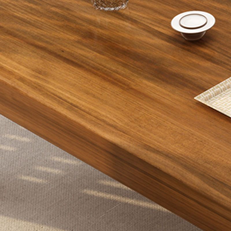 4 Legs Rectangular Wood Coffee Table in Brown of 17.7 Inches High Clearhalo 'Coffee & Accent Tables' 'Coffee Tables' 'coffee_tables' 'furn' 'furn_coffee_tables' 'Furniture' 'furniture_coffee_tables' 'Living Room Furniture' 1200x1200_62a74c2f-93f9-4fa5-9cf9-ec30c1349678