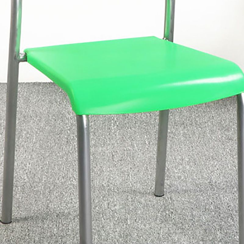 Minimalist Style Plastic Dining Armless Chair Open Back Stackable Dining Side Chair Clearhalo ' kitchen&dining_furn' 'Dining Chairs' 'Dining Tables & Seating' 'dining_chair' 'furn' 'furn_dining_chair' 'Furniture' 'furniture_dining_chair' 'Kitchen & Dining Furniture' 'kitchen' 1200x1200_62a7869d-1267-4845-bafe-640200b17126