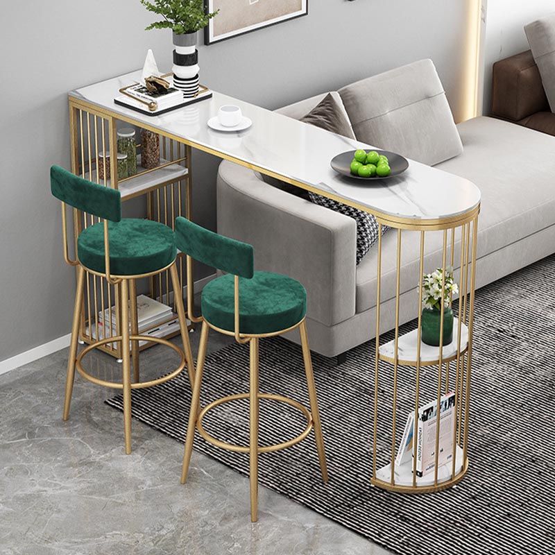 Modern 1/3 Pieces Bar Table Set Stone Counter Table with High Stools for Milk Tea Shop Clearhalo 'Bar Furniture' 'furn' 'furn_home_bar_bar_sets' 'Furniture' 'Home Bars & Bar Sets' 'home_bar_bar_sets' 'Kitchen & Dining Furniture' 1200x1200_62a8e483-e953-4e41-9ccf-7a659f404637