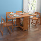 Modern Standard Height Solid Wood Dining Table Rectangle Dining Room Set For Home Use Clearhalo 'Dining Room Sets' 'Dining Tables & Seating' 'dining_room_set' 'furn' 'furn_dining_room_set' 'Furniture' 'furniture_dining_room_set' 'Kitchen & Dining Furniture' 'kitchen&dining_furn' 'kitchen' 1200x1200_62ad43be-4cff-46a3-9e26-57c572524d49