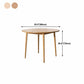 Solid Wood Contemporary Round Dining Table Wood Top Table with 4 Legs Clearhalo ' dining_table' 'Dining Tables & Seating' 'Dining Tables' 'furn' 'furn_dining_table' 'Furniture' 'furniture_dining_table' 'Kitchen & Dining Furniture' 'kitchen&dining_furn' 'kitchen' 'kitchen_dining_table' 1200x1200_62aec026-e4a5-46d2-b078-772f52b294e5