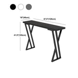Industrial Rectangle Top Counter Table 42-inch Height Table for Coffee Shop Clearhalo 'Bar Furniture' 'Bar Tables' 'bar_tables' 'furn' 'furn_bar_tables' 'Furniture' 'Kitchen & Dining Furniture' 1200x1200_62b3ea83-d154-4771-9e83-dc5c1808a4eb