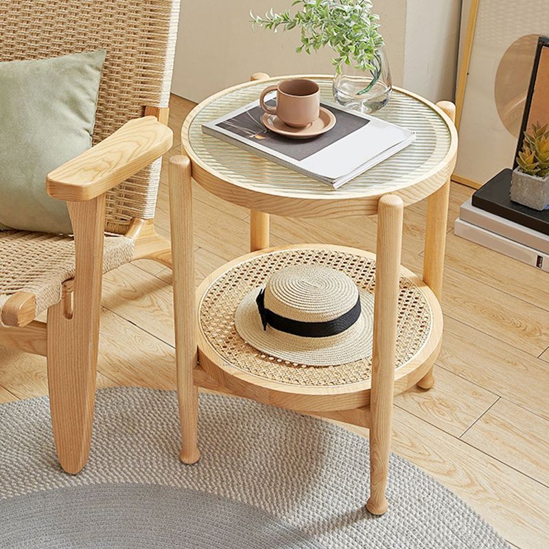 Tropical Coffee Cocktail Table Storage Solid Wood Coffee Table Clearhalo 'Coffee & Accent Tables' 'Coffee Tables' 'coffee_tables' 'furn' 'furn_coffee_tables' 'Furniture' 'Living Room Furniture' 1200x1200_62b71ba4-17b8-4357-86e7-ea2b56ea4c7e