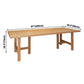 Simple Kitchen Rectangle Dining Table Solid Wood Khaki Dining Table with Double Pedestal Bases Clearhalo ' dining_table' 'Dining Tables & Seating' 'Dining Tables' 'furn' 'furn_dining_table' 'Furniture' 'furniture_dining_table' 'Kitchen & Dining Furniture' 'kitchen&dining_furn' 'kitchen' 'kitchen_dining_table' 1200x1200_62b80a86-5f3f-4399-90c5-3ff0429ae8d0