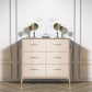 Contemporary Glam Lingerie Chest Birch Storage Chest Dresser for Home Office