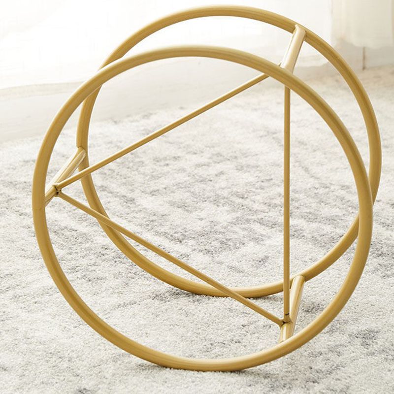 Mildew Resistant Ottoman Pure Color Modern Upholstered Velvet Round Ottoman Clearhalo 'furn' 'furn_ottomans_poufs' 'Furniture' 'Living Room Furniture' 'Ottomans & Poufs' 'ottomans_poufs' 1200x1200_62bb73b8-990e-4a1c-9dfa-000ddba87b51