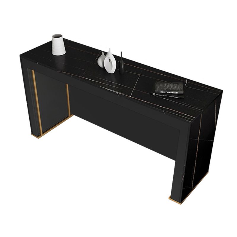 Contemporary Dining Sintered Stone Table Rectangle Bar Counter Table for Home Clearhalo 'Bar Furniture' 'Bar Tables' 'bar_tables' 'furn' 'furn_bar_tables' 'Furniture' 'furniture_bar_tables' 'Kitchen & Dining Furniture' 1200x1200_62bce20e-ec63-4841-94ad-e317f2247647