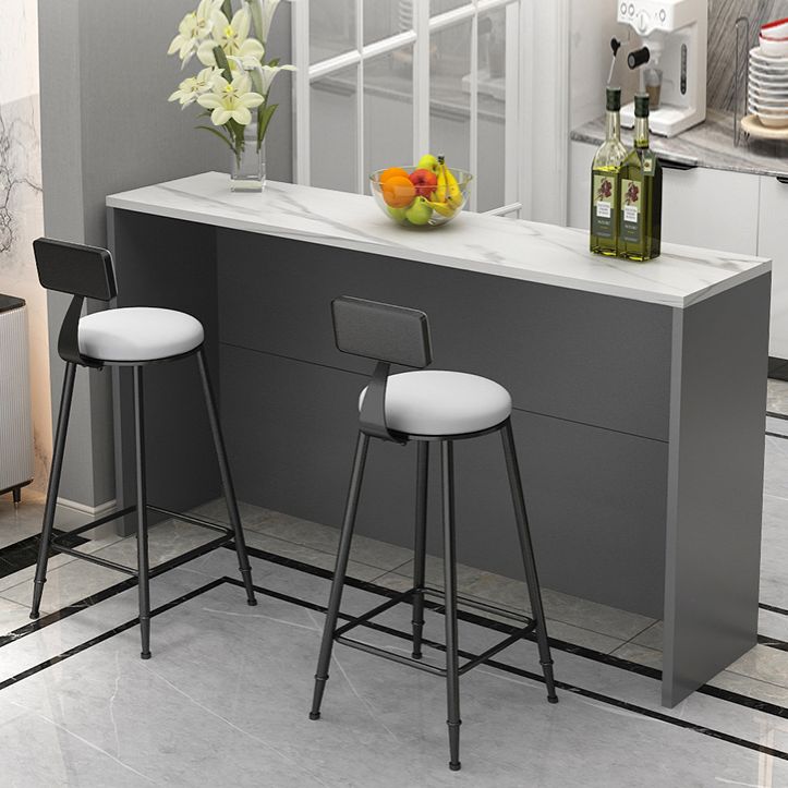 Indoor Contemporary Bar Dining Table Rectangle Stone Bar Table Clearhalo 'Bar Furniture' 'Bar Tables' 'bar_tables' 'furn' 'furn_bar_tables' 'Furniture' 'Kitchen & Dining Furniture' 1200x1200_62bf4dd6-db8e-495a-8b74-c2968ef1464e