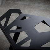 Industrial Low Back Counter Stool Metal Counter Height Stools for Home Use