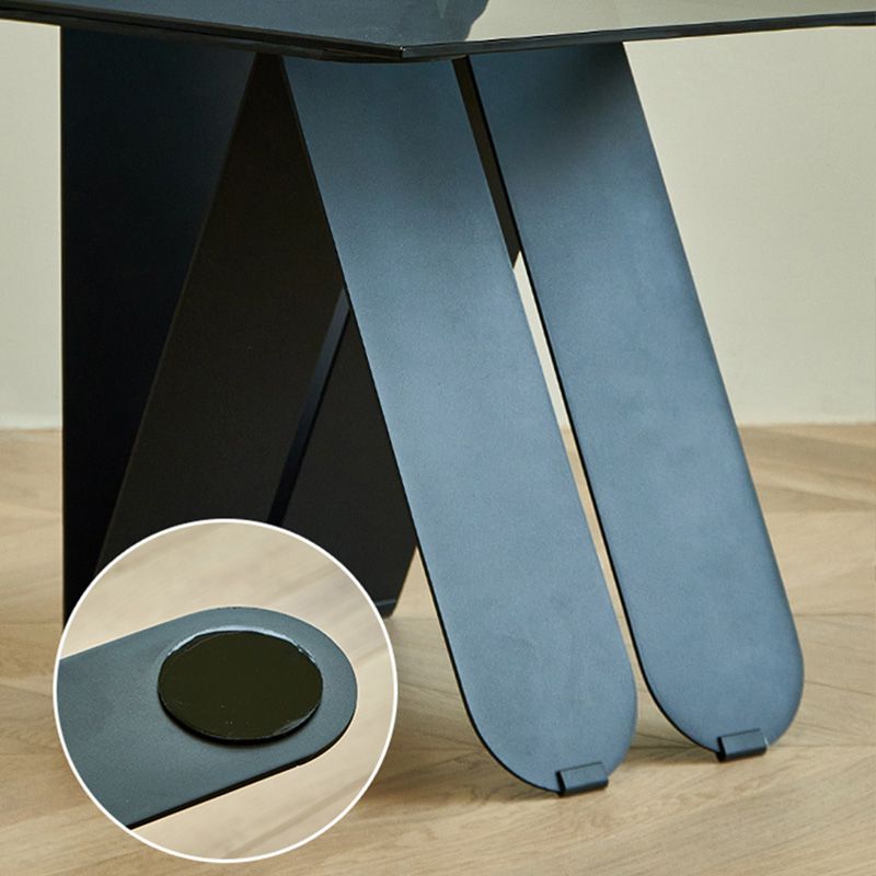 18.90" Wide Contemporary Corner Table Glass Clear Accent Side Table Clearhalo 'Coffee & Accent Tables' 'End & Side Tables' 'end_side_tables' 'furn' 'furn_end_side_tables' 'Furniture' 'Living Room Furniture' 1200x1200_62c36444-fb0b-4d2a-a64f-21268eb69a45