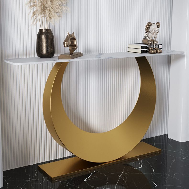 Rectangle Console Accent Table Glam Antique Finish Console Sofa Table