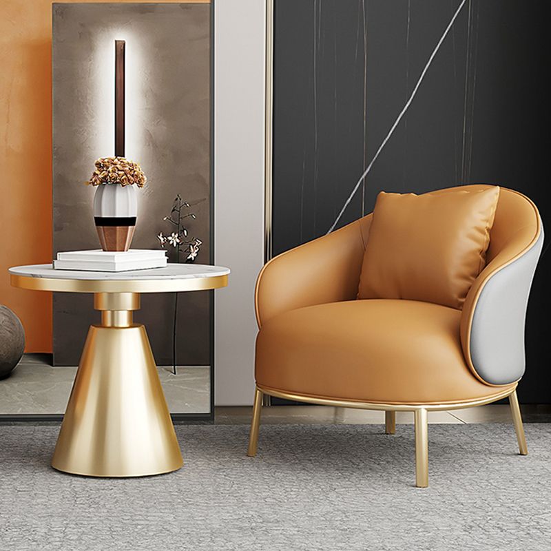 Solid Wood Lounge Chair Water Resistant Side Chair with Metal Legs Clearhalo 'Accent Chairs' 'accent_chairs' 'Chairs & Seating' 'furn' 'furn_accent_chairs' 'Furniture' 'Living Room Furniture' 1200x1200_62c5ea8d-2b09-4003-96c6-285c339c27f8