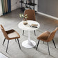 Round Tulip Base Modern Dining Table Two-Color Fixed Table with Sintered Stone Clearhalo ' dining_table' 'Dining Tables & Seating' 'Dining Tables' 'furn' 'furn_dining_table' 'Furniture' 'furniture_dining_table' 'Kitchen & Dining Furniture' 'kitchen&dining_furn' 'kitchen' 'kitchen_dining_table' 1200x1200_62ca241d-73b8-4d32-8172-e9036914214d