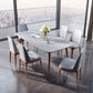 Rectangle Modern Dining Table Four-Color Fixed Table with Sintered Stone Clearhalo ' dining_table' 'Dining Tables & Seating' 'Dining Tables' 'furn' 'furn_dining_table' 'Furniture' 'furniture_dining_table' 'Kitchen & Dining Furniture' 'kitchen&dining_furn' 'kitchen' 'kitchen_dining_table' 1200x1200_62cc03ce-03af-45c4-a68f-70ca58c7797f
