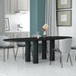 Modern Oval Dining Table Tripod Base Kitchen Dining Table with Solid Wood Clearhalo 'Dining Tables & Seating' 'Dining Tables' 'dining_table' 'furn' 'furn_dining_table' 'Furniture' 'furniture_dining_table' 'Kitchen & Dining Furniture' 'kitchen' 'kitchen_dining_table' 1200x1200_62cdd947-f24b-40fa-a423-f7025146961f