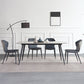 Metal Contemporary Rectangular Table Sintered Stone Top Dining Table with 4 Legs Clearhalo ' dining_table' 'Dining Tables & Seating' 'Dining Tables' 'furn' 'furn_dining_table' 'Furniture' 'furniture_dining_table' 'Kitchen & Dining Furniture' 'kitchen&dining_furn' 'kitchen' 'kitchen_dining_table' 1200x1200_62ce7a10-b332-4215-b785-33c808f47818