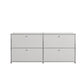 Modern Rectangle Storage Server Metal Sideboard for Dining Room Clearhalo 'buffet_sideboard' 'Buffets & Sideboards' 'furn' 'furn_buffet_sideboard' 'Furniture' 'Kitchen & Dining Furniture' 1200x1200_62cf03e0-cea6-49d4-a973-f37fe8ceaffd