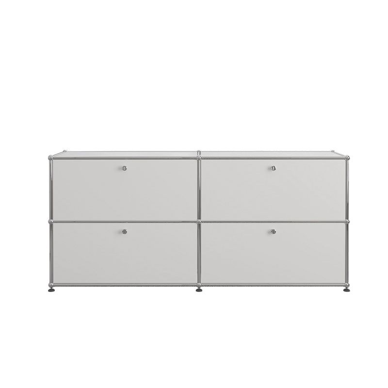 Modern Rectangle Storage Server Metal Sideboard for Dining Room Clearhalo 'buffet_sideboard' 'Buffets & Sideboards' 'furn' 'furn_buffet_sideboard' 'Furniture' 'Kitchen & Dining Furniture' 1200x1200_62cf03e0-cea6-49d4-a973-f37fe8ceaffd
