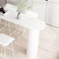 Industrial Stone Indoor Bar Height Table Double Pedestal Bar Dining Table Clearhalo 'Bar Furniture' 'Bar Tables' 'bar_tables' 'furn' 'furn_bar_tables' 'Furniture' 'Kitchen & Dining Furniture' 1200x1200_62d2f8cc-cbda-49a4-987f-ec19b0d0f0e4