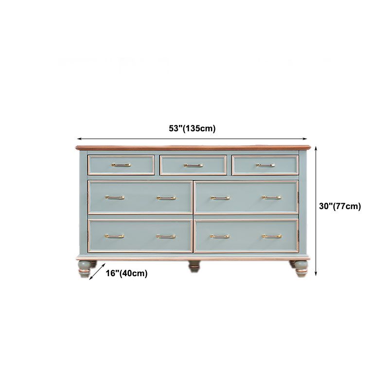 Glam -dressoir vervaardigd houten opbergkast dressoir met 5/7 laden