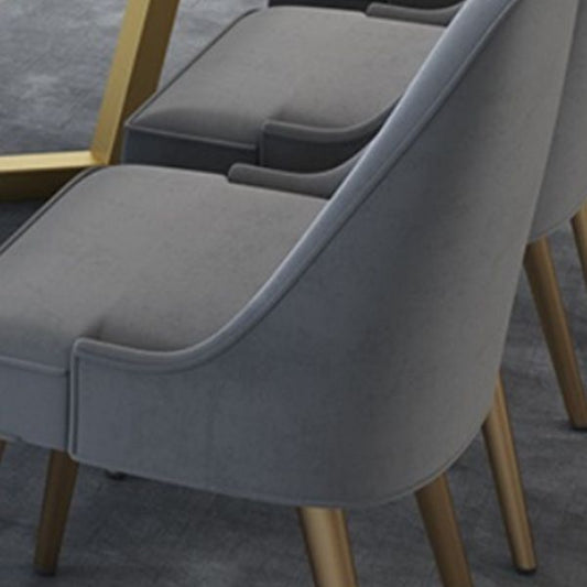 モダンな1/7ピースダイニングセットカフェダイニングルーム用の長方形の石のダイニングテーブル